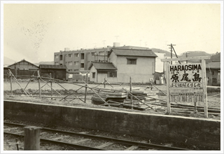 昔の原尾島駅ホーム